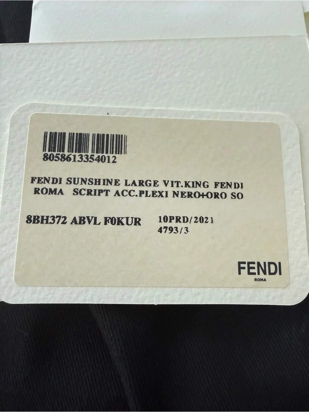 Fendi structured tote